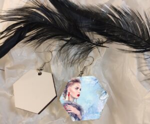 Personalized Wooden Sublimation Earrings Vancouver-10