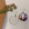 Personalized Wooden Sublimation Earrings Vancouver-8