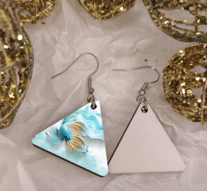 Personalized Wooden Sublimation Earrings Vancouver-3