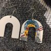 Personalized Wooden Sublimation Earrings Vancouver-4