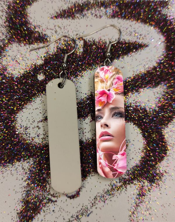Personalized Wooden Sublimation Earrings Vancouver-7