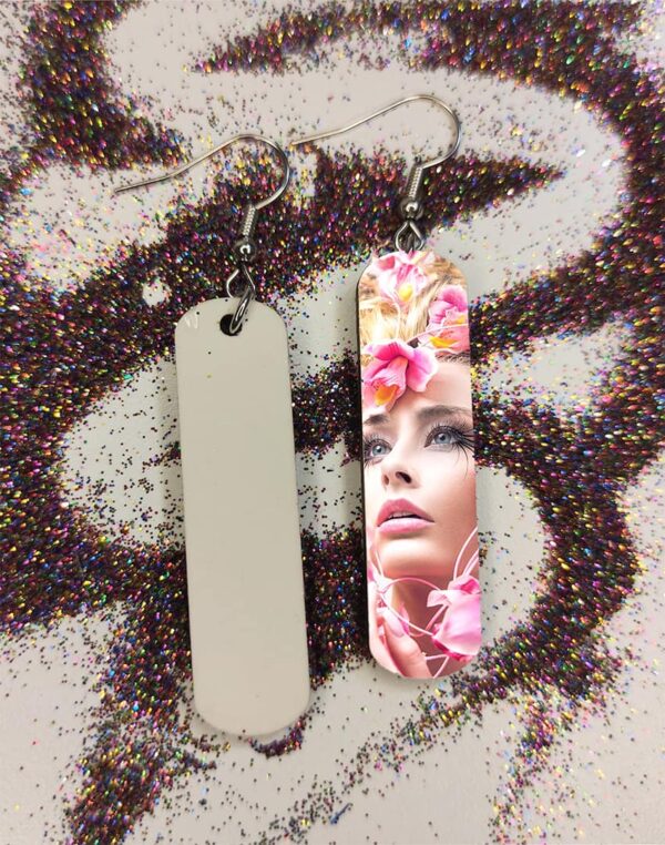 Line Shape Earings