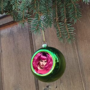 personalized Christmas ball ornament in Vancouver