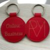 personalized smart leather keychain in Vancouver-2