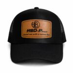 laser engraved leather patch hat