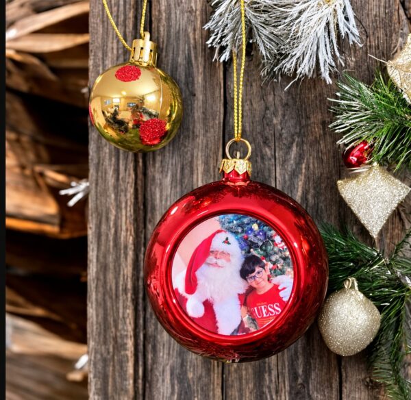 Personalized Christmas Ornament – Custom Photo or Name (2026)