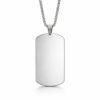 Custom photo dog tag necklace personalized stainless steel engraved pendant Vancouver