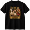 Siavash and Sudabeh Persian legends black T-shirt inspired by the Shahnameh