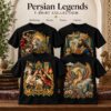 Persian Legends T-shirt collection featuring Persian mythology, history and Shahnameh-inspired designs